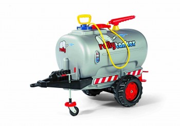 rolly toys - rollyTanker grau mit  Pumpe und Spritze - Tankwagen
