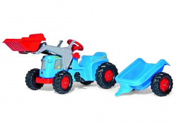 rolly toys - rollyKiddy Classic blau inkl. Lader und Anhänger