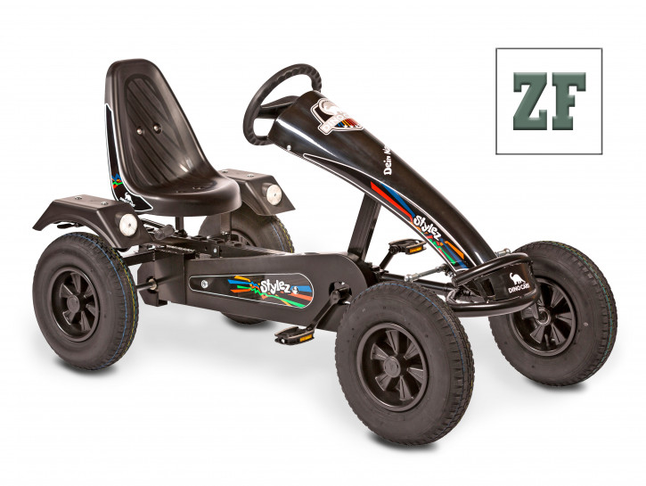NEU - DINO CARS Stylez mit Leichtlaufreifen / Frontspoiler schwarz / Antrieb ZF - S212ZF