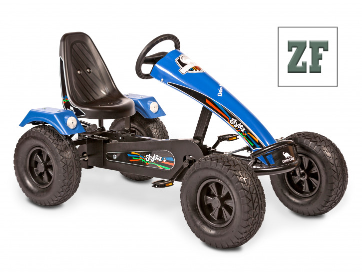 NEU - DINO CARS Stylez mit Breitreifen / Frontspoiler blau / Antrieb ZF - S224ZF